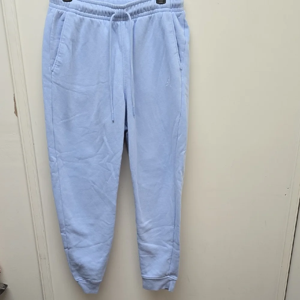 KE Jordan Brooklyn Fleece Men's Sweatpants - Blue/White - Size M